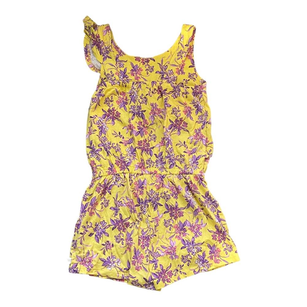 Floral Romper • Nautica • size 8-10 • yellow & pink • NWT NEW
